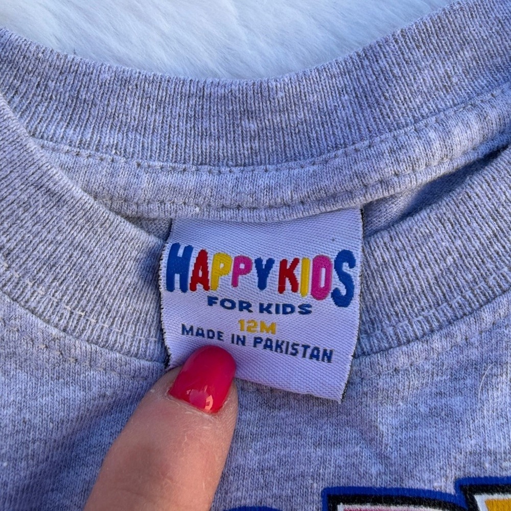 Vintage 90s Y2K Happy Kids "Daddy's Little Buddy" Graphic tee. 12M - Picture 2 of 3